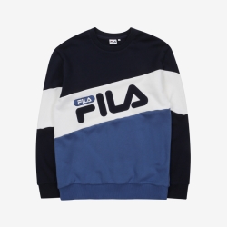 Fila Line Color Scheme One-on-one - Naisten Hoodie - denimi | FI-83635